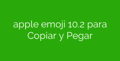 apple emoji 10.2 para Copiar y Pegar