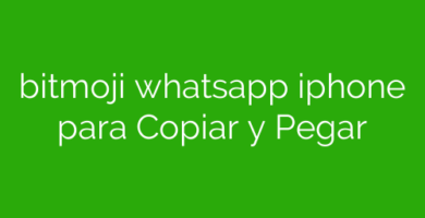 bitmoji whatsapp iphone para Copiar y Pegar