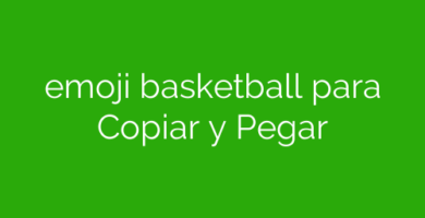 emoji basketball para Copiar y Pegar