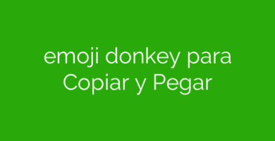 emoji donkey para Copiar y Pegar