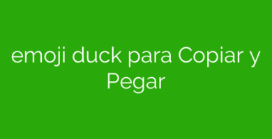 emoji duck para Copiar y Pegar