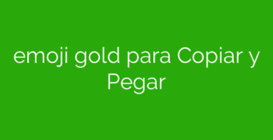 emoji gold para Copiar y Pegar