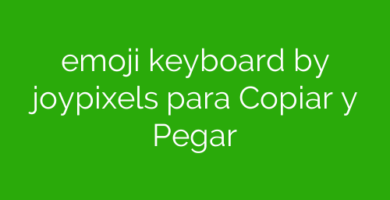emoji keyboard by joypixels para Copiar y Pegar