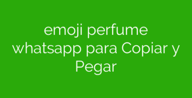 emoji perfume whatsapp para Copiar y Pegar