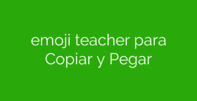 emoji teacher para Copiar y Pegar
