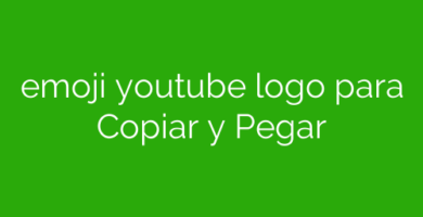 emoji youtube logo para Copiar y Pegar
