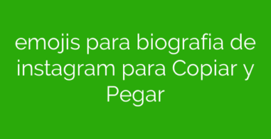 emojis para biografia de instagram para Copiar y Pegar