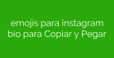 emojis para instagram bio para Copiar y Pegar