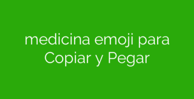 medicina emoji para Copiar y Pegar