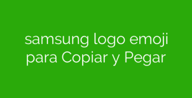 samsung logo emoji para Copiar y Pegar