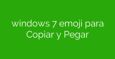 windows 7 emoji para Copiar y Pegar